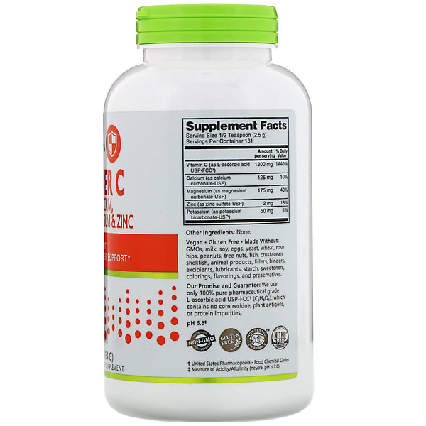 NutriBiotic, Immunity, Hypo-Aller C Vitamin C with Calcium, Magnesium, Potassium & Zinc, 16 oz (454 g) - The Supplement Shop