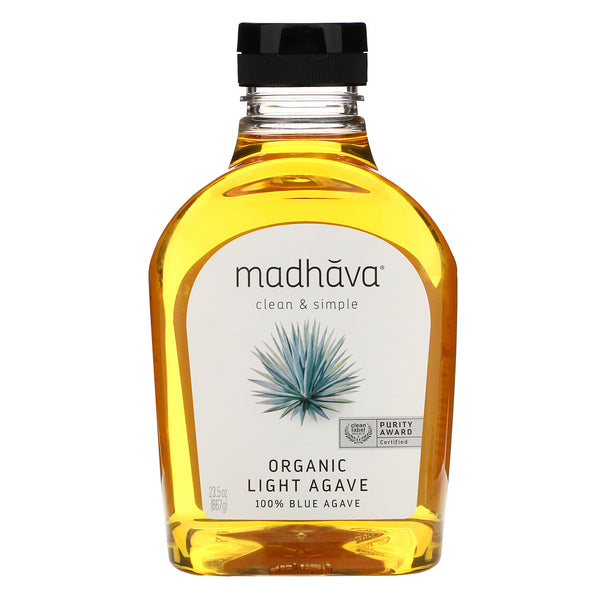 Madhava Natural Sweeteners, Organic Fair Trade Raw Blue Agave, 1.5 lbs (667 g) - The Supplement Shop