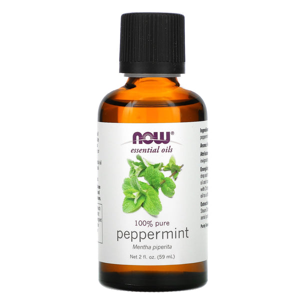 Now Foods, Essential Oils, Peppermint, 2 fl oz (59 ml) - The Supplement Shop