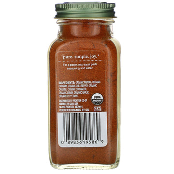 Simply Organic, Harissa Seasoning, 3.2 oz (91 g)