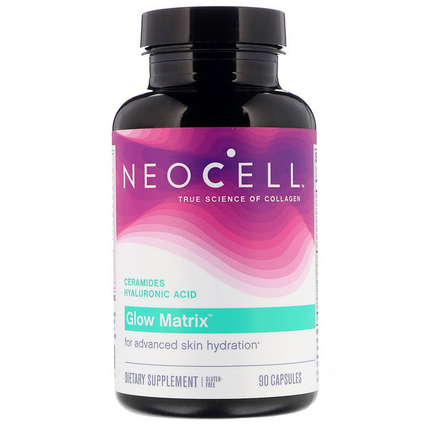 Neocell, Glow Matrix, Advanced Skin Hydrator, 90 Capsules - The Supplement Shop