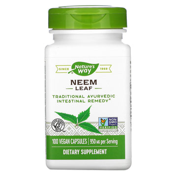 Nature's Way, Neem Leaf, 475 mg per capsule, 100 Vegan Capsules