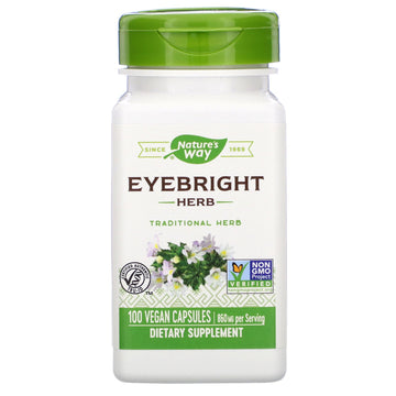 Nature's Way, Eyebright Herb, 860 mg, 100 Vegan Capsules