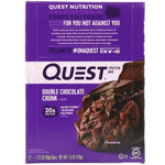 Quest Nutrition, Protein Bar, Double Chocolate Chunk, 12 Bars, 2.12 oz (60 g) Each - The Supplement Shop