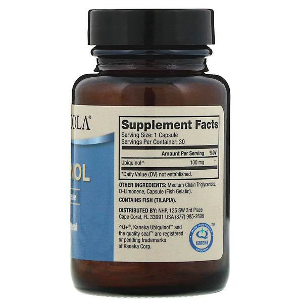 Dr. Mercola, Ubiquinol, 100 mg, 30 Capsules - The Supplement Shop
