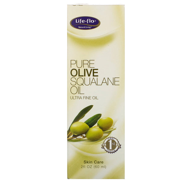Life-flo, Pure Olive Squalane Oil, 2 fl oz (60 ml) - The Supplement Shop