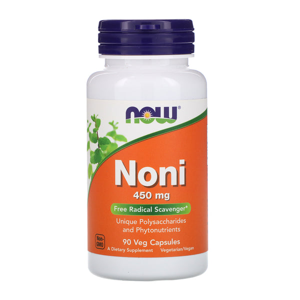 Now Foods, Noni, 450 mg, 90 Veg Capsules - The Supplement Shop