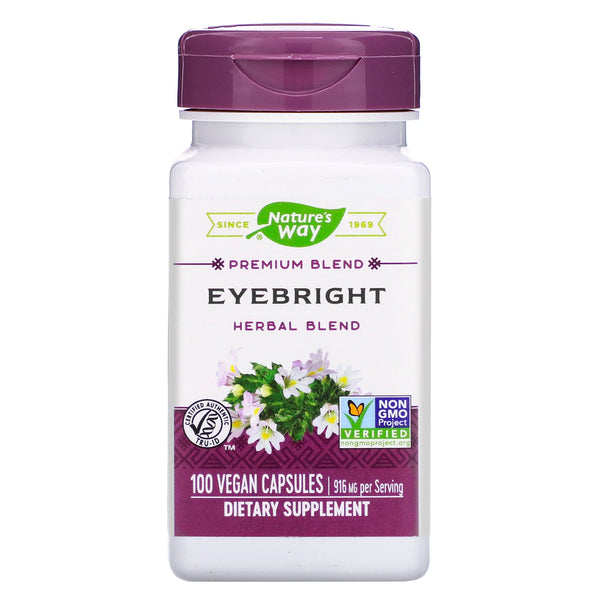 Nature's Way, Eyebright Herbal Blend, 916 mg, 100 Vegan Capsules - The Supplement Shop