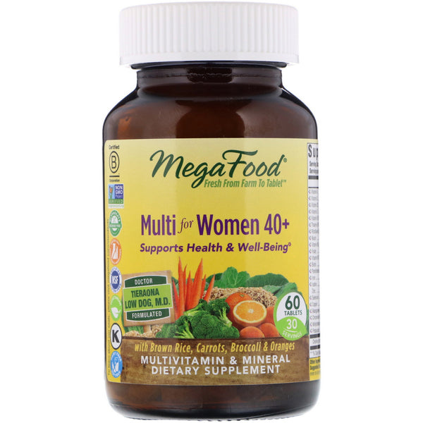 MegaFood, Multi for Women 40+, 60 Tablets - The Supplement Shop