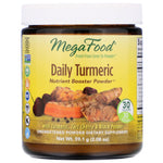 MegaFood, Daily Turmeric, Nutrient Booster Powder, Unsweetened, 2.08 oz (59.1 g) - The Supplement Shop