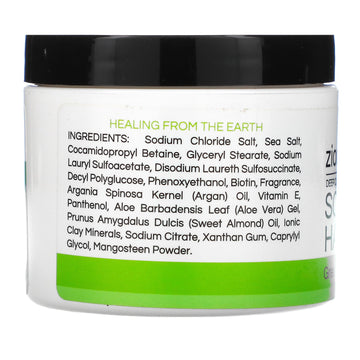 Zion Health, Deep Cleansing Scalp & Hair Scrub with Argan Oil, Green Apple, 4 oz (113 g)