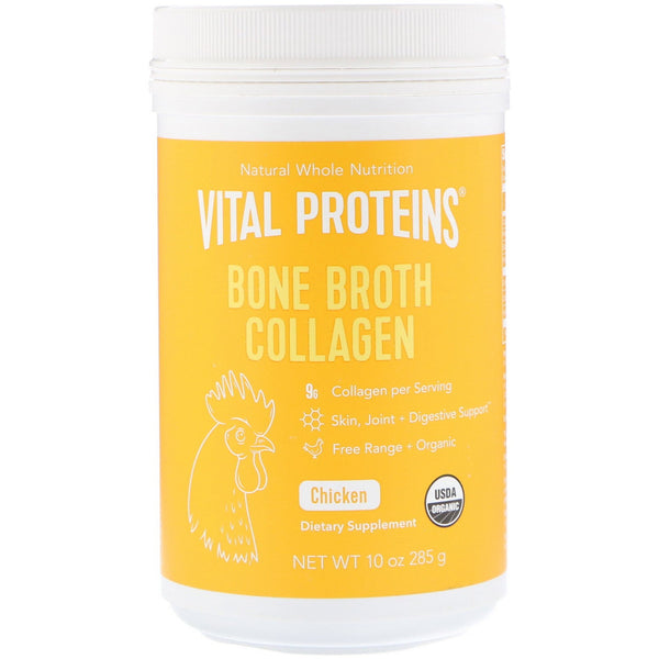Vital Proteins, Bone Broth Collagen, Chicken, 10 oz (285 g) - The Supplement Shop