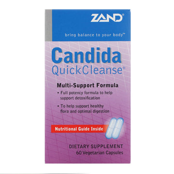 Zand, Candida Quick Cleanse, 60 Vegetarian Capsules