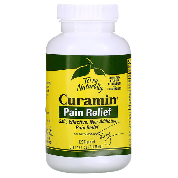 Terry Naturally, Curamin, Pain Relief, 120 Capsules - The Supplement Shop