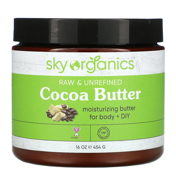 Sky Organics, Cocoa Butter, Raw & Unrefined, 16 oz (454 g)