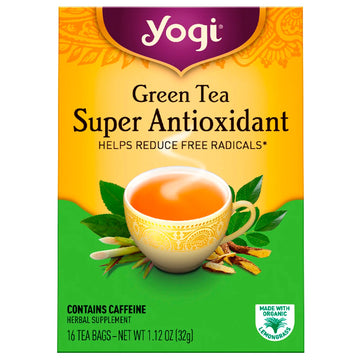 Yogi Tea, Green Tea Super Antioxidant, 16 Tea Bags, 1.12 oz (32 g)