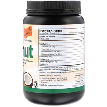 Jarrow Formulas, Organic Extra Virgin Coconut Oil, Expeller Pressed, 32 fl oz (946 ml)