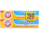 Arm & Hammer, PeroxiCare, Deep Clean, Fluoride Anticavity Toothpaste, Clean Mint, Twin Pack, 6.0 oz (170 g) Each - The Supplement Shop