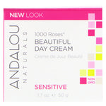 Andalou Naturals, 1000 Roses Beautiful Day Cream, Sensitive, 1.7 oz (50 ml) - The Supplement Shop