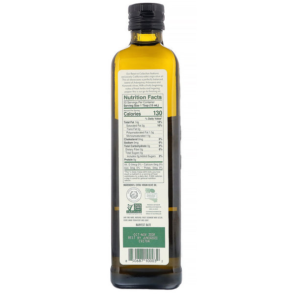 California Olive Ranch, Extra Virgin Olive Oil, Miller's Blend, 16.9 fl oz (500 ml) - The Supplement Shop