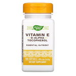 Nature's Way, Vitamin E, 400 IU, 100 Softgels - The Supplement Shop