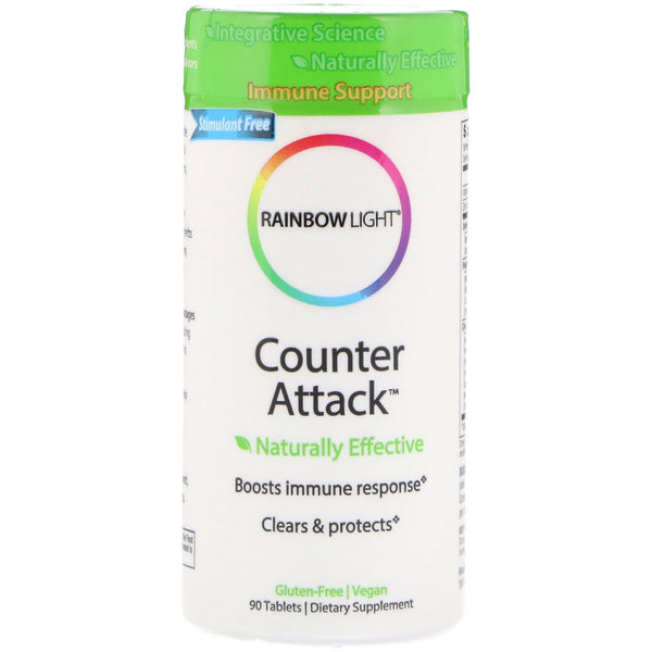 Rainbow Light, Counter Attack, Immune Support, 90 Tablets - The Supplement Shop