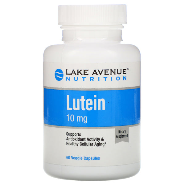 Lake Avenue Nutrition, Lutein, 10 mg, 60 Veggie Capsules - The Supplement Shop