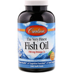 Carlson Labs, The Very Finest Fish Oil, Natural Orange Flavor, 700 mg, 240 Soft Gels - The Supplement Shop