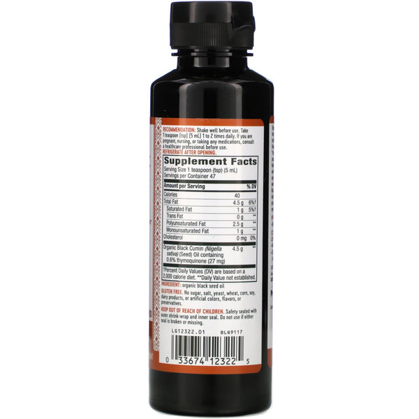 Nature's Way, Organic Black Seed Oil, 8 fl oz (236 ml) - The Supplement Shop