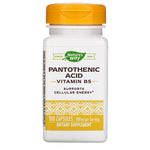 Nature's Way, Pantothenic Acid, Vitamin B5, 500 mg, 100 Capsules - The Supplement Shop
