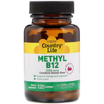 Country Life, Methyl B12, Berry, 3,000 mcg, 120 Lozenges - The Supplement Shop