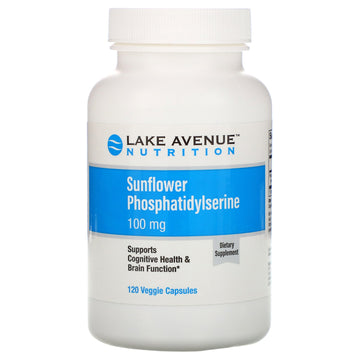 Lake Avenue Nutrition, Sunflower Phosphatidylserine, 100 mg, 120 Veggie Capsules