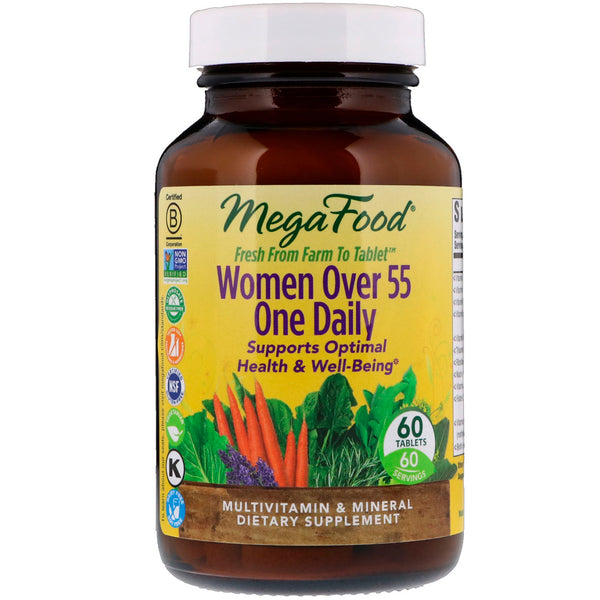 MegaFood, Women Over 55 One Daily, 60 Tablets - The Supplement Shop