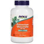 Now Foods, Potassium Gluconate, 99 mg, 250 Tablets - The Supplement Shop
