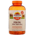 Sundown Naturals, Fish Oil, 1,200 mg, 300 Softgels - The Supplement Shop
