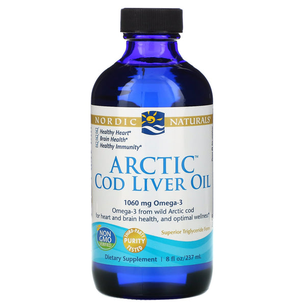 Nordic Naturals, Arctic Cod Liver Oil, 8 fl oz (237 ml) - The Supplement Shop