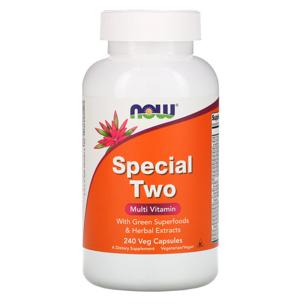 Now Foods, Special Two, Multi Vitamin, 240 Veg Capsules - The Supplement Shop