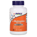 Now Foods, L-Methionine, 500 mg, 100 Capsules - The Supplement Shop