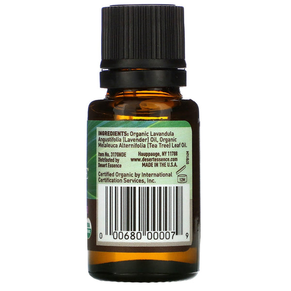 Desert Essence, Organic Lavender Tea Tree Oil, .6 fl oz (18 ml) - The Supplement Shop