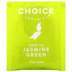 Choice Organic Teas, Green Tea, Jasmine Green, 16 Tea Bags, .85 oz (24 g) - The Supplement Shop