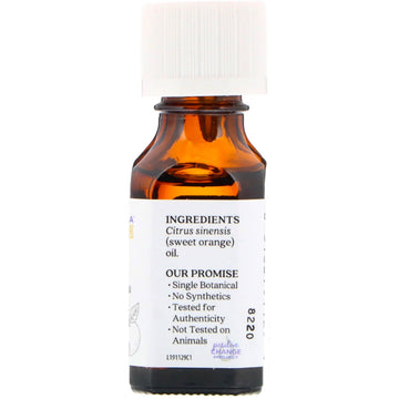 Aura Cacia, Pure Essential Oil, Sweet Orange, 0.5 fl oz (15 ml)