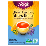 Yogi Tea, Organic, Honey Lavender Stress Relief, Caffeine Free, 16 Tea Bags, 1.02 oz (29 g) - The Supplement Shop