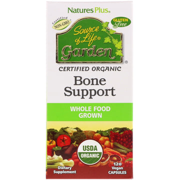 Nature's Plus, Source of Life Garden, Organic Bone Support, 120 Vegan Capsules