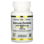 California Gold Nutrition, Immune Defense with Wellmune, Beta-Glucan, 250 mg , 30 Veggie Capsules - The Supplement Shop