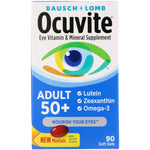 Bausch & Lomb, Ocuvite, Adult 50+, Eye Vitamin & Mineral Supplement, 90 Soft Gels - The Supplement Shop