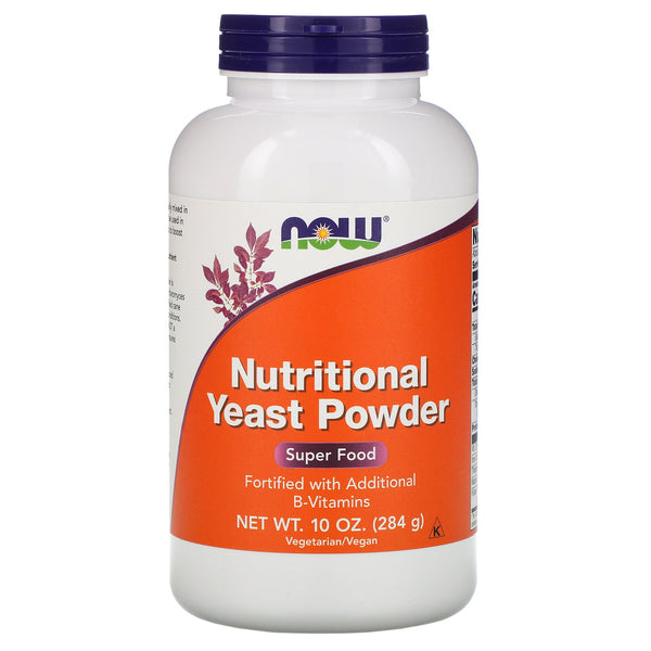 Now Foods, Nutritional Yeast Powder, 10 oz (284 g) - The Supplement Shop