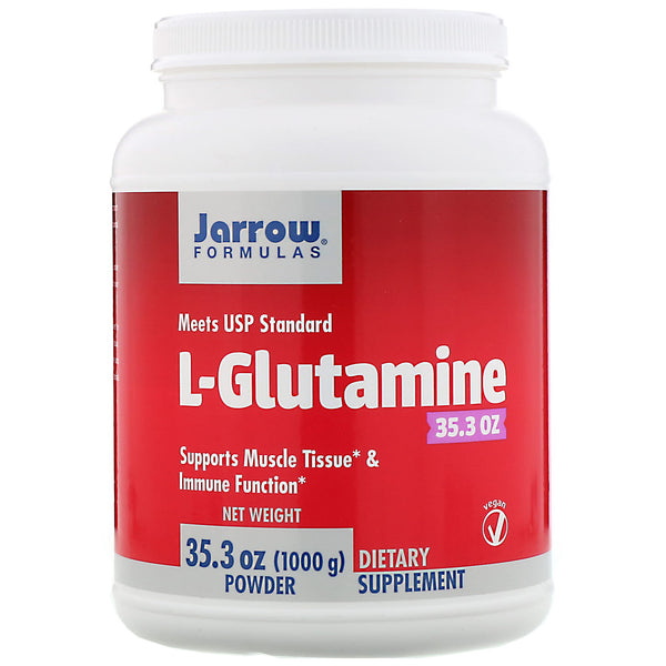 Jarrow Formulas, L-Glutamine Powder, 35.3 oz (1000 g) - The Supplement Shop