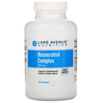 Lake Avenue Nutrition, Resveratrol Complex, 500 mg, 250 Capsules - The Supplement Shop