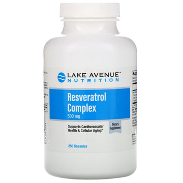 Lake Avenue Nutrition, Resveratrol Complex, 500 mg, 250  Capsules