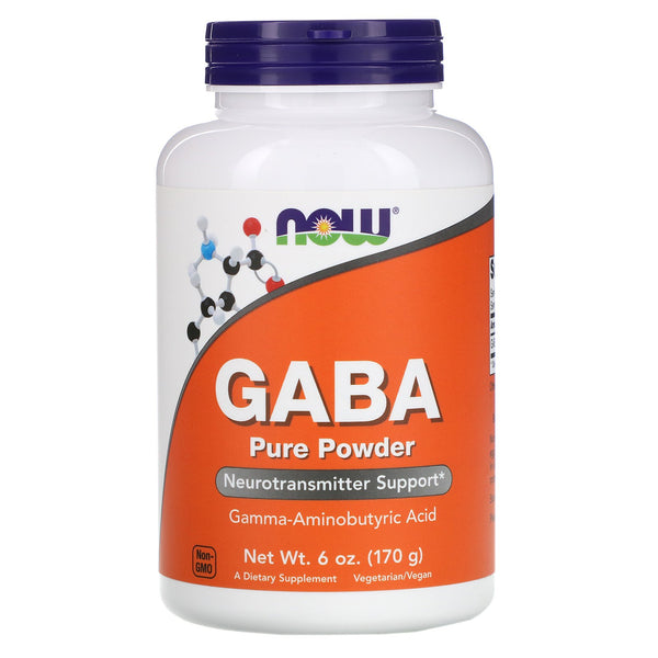 Now Foods, GABA, Pure Powder, 6 oz (170 g) - The Supplement Shop